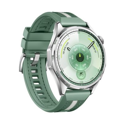 3. Inteligentny zegarek Huawei WATCH GT 6 46mm, GPS, dioda AMOLED, 1,47 cala, wodoodporny, zielony