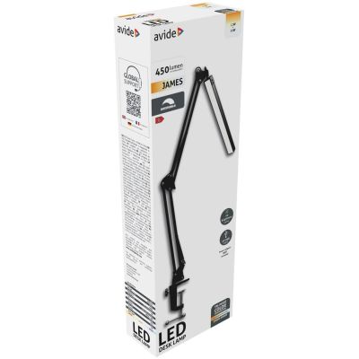 2. Avide ABLDL-DM-12W lampa stołowa LED G Czarny