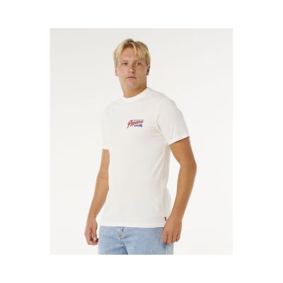 2. Koszulka męska RIP CURL Desti Animals Tee biała