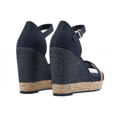 8. Sandały Tommy Hilfiger Grosgrain High Wedge Sandal W FW0FW05254