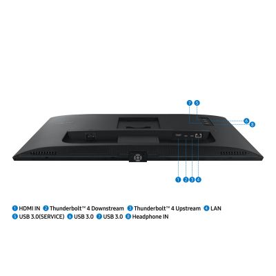 20. Samsung S80TB LED display 68,6 cm (27") 3840 x 2160 px 4K Ultra HD Czarny