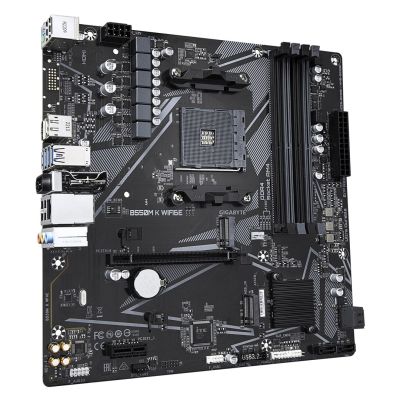 5. GIGABYTE B550M K WIFI6E AMD B550 Socket AM4 micro ATX