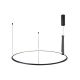LUMINAIRE PENDANT 42W LED D90CM BLACK