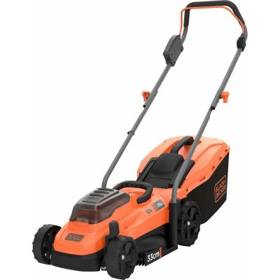 14. Black & Decker BCMW3318L2 Kosiarka do trawnika typu push Bateria Czarny, Pomarańczowy