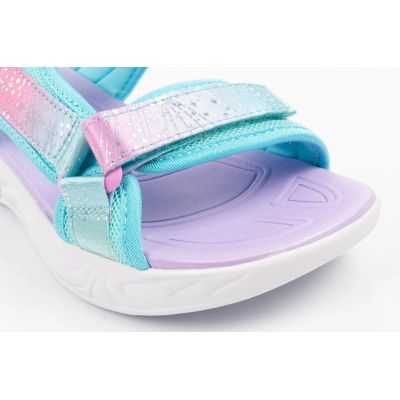 5. Skechers buty dziecięce sandałki Unicorn Dreams dla dziewczynki led