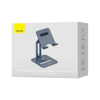 7. Stojak Baseus BS-HP006A obrotowy na tablet składany aluminiowy - szary