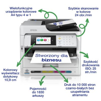 22. Urządzenie wielofunkcyjne EPSON WF-C5890DWF WorkForce Pro