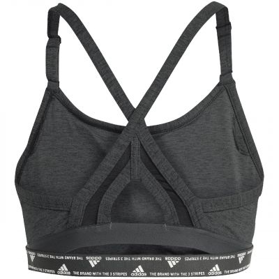 2. Stanik sportowy adidas Aeroreact Training Light-Support 3-Stripes Bra W HC7870