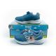 10. Leomil buty sportowe dziecięce sneakersy Bluey lekkie na rzep LED niebieskie