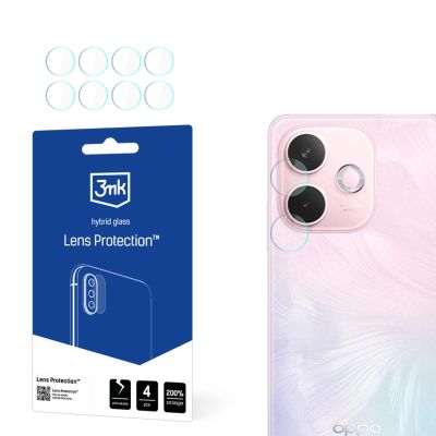 Szkło hybrydowe 3mk Lens Protection do obiektywu aparatu na Oppo A5 Pro 5G