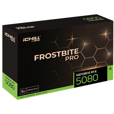 2. Karta graficzna Inno3D RTX5080 iChill Frostbite Pro 16GB GDDR7 HDMI 3xDP