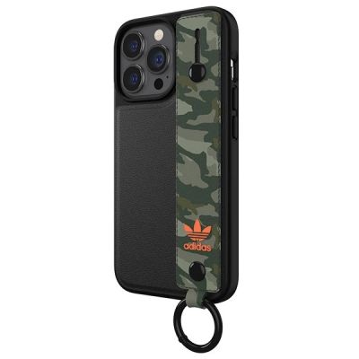 2. Etui Adidas OR Hand Strap Case na iPhone 13 Pro / iPhone 13 - czarno-zielone