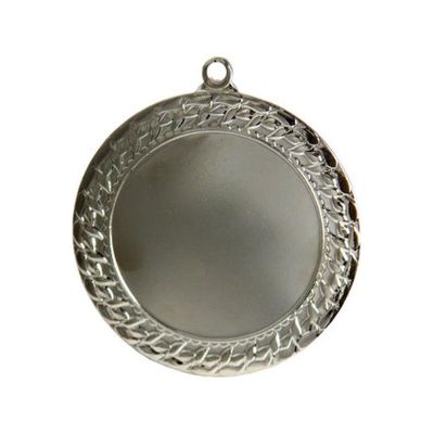 5. Medal srebrny ogólny z miejscem na emblemat 50 mm - medal stalowy