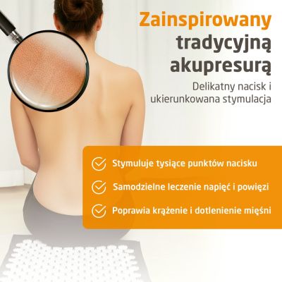 25. Mata do akupresury Medisana MM 100 z funkcją grzania