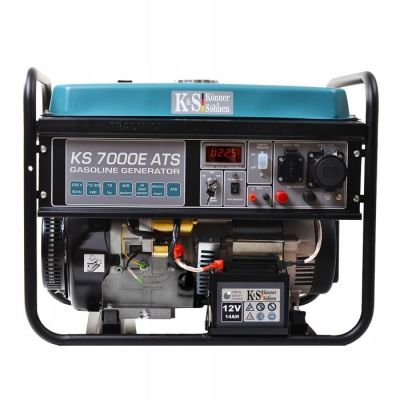 7. Generator benzynowy KS 7000E ATS 5,0kW, 230V, rozruch elektryczny