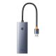 2. Hub USB-A Baseus UltraJoy Series 4xUSB-A 3.0 1xUSB-C 5V - szary