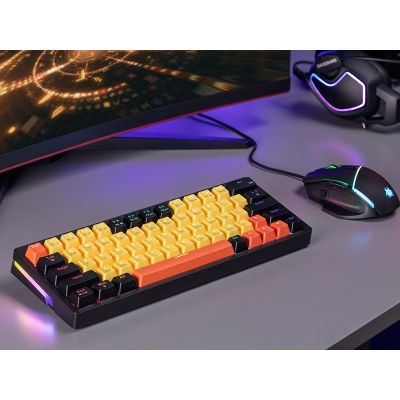 5. Klawiatura mechaniczna Tracer GAMEZONE EVO2 HOT SWAP 63 (Yellow) TRAKLA47302