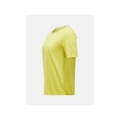 3. Koszulka damska PEAK PERFORMANCE W Wool-Blend Shortsleeve kolor żółty
