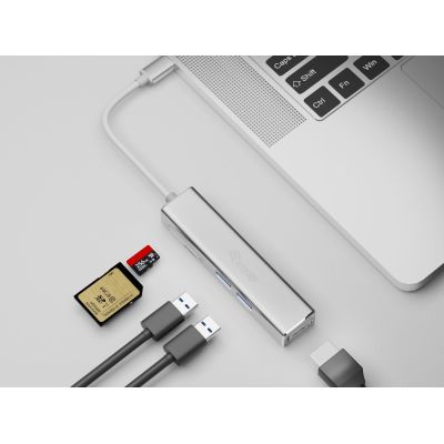 3. Equip 133480 stacja dokująca USB 3.2 Gen 1 (3.1 Gen 1) Type-C Srebrny