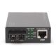 26. Media konwerter RJ45 10/100/1000Base-T na SC duplex 1000Base-LX, SM, 20km