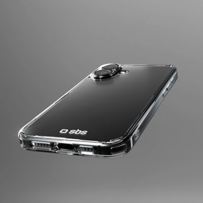 6. Zestaw SBS z technologią D3O na iPhone 16 – etui + szkło ochronne na ekran i aparat - przezroczyste