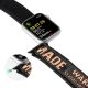 9. Dux Ducis Strap (Outdoor Version) pasek Apple Watch Ultra, SE, 9, 8, 7, 6, 5, 4, 3, 2, 1 (49, 45, 44, 42 mm) nylonowa opaska bransoleta czarno-pomarańczowy