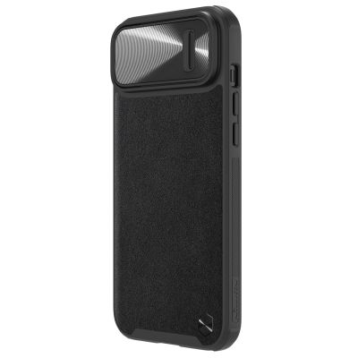 3. Nillkin CamShield Leather S Case etui iPhone 14 Plus pokrowiec z osłoną na aparat czarne