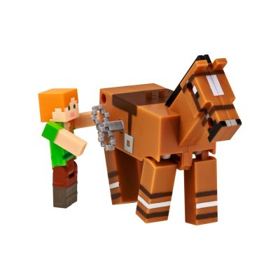 2. MINECRAFT S2 3D WIND-UP TOY - ALEX & HORSE