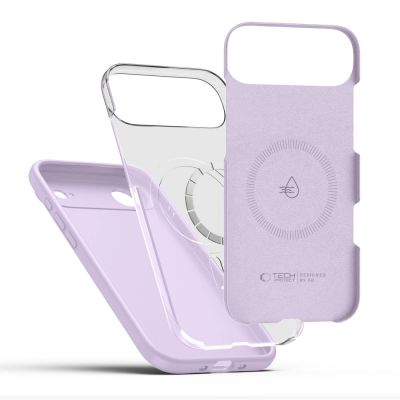 4. Etui Tech-Protect Silicone MagSafe na iPhone 17 Air - fioletowe