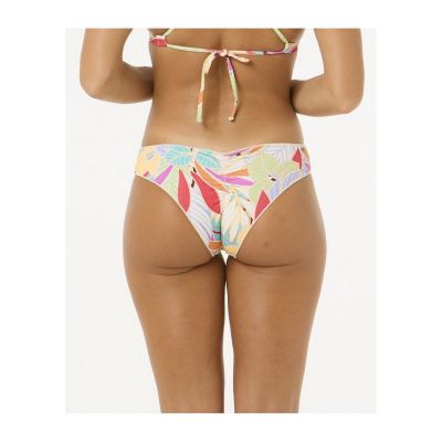 3. Majtki kąpielowe RIP CURL Cala Vadella Cheeky Hipster turkusowe