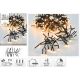 12. LAMPKI CHOINKOWE ŁAŃCUCH ŚWIETLNY 1152 LED TIMER CIEPŁY BIAŁY