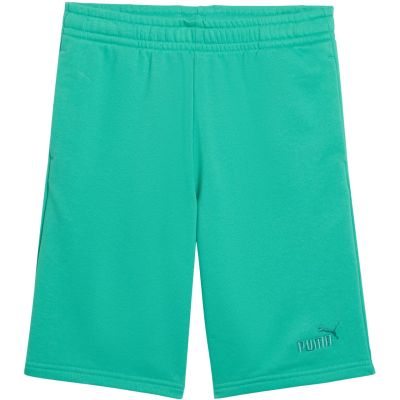 Spodenki dla dzieci Puma ESS Small No.1 Logo zielone 692974 40