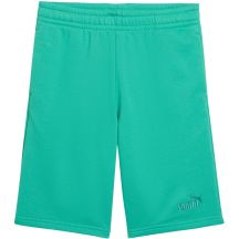 Spodenki dla dzieci Puma ESS Small No.1 Logo zielone 692974 40