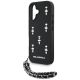 5. Etui Karl Lagerfeld Saffiano Crystals w/Chain na iPhone 16 - czarne