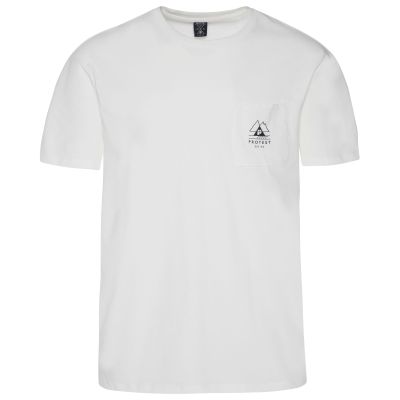 3. T-Shirt męski PROTEST Isiah biały