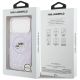 8. Etui Karl Lagerfeld IML Glitter Karl & Choupette Heads Logo MagSafe na iPhone 17 Pro Max - fioletowe