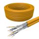 Kabel Draka Duplex UC900 HS23, Cat 7, S/FTP, PiMF, pomarańczowy, 100 m Ring