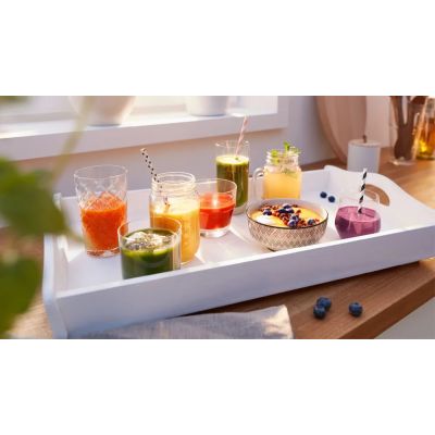 8. Blender Bosch MMB6141W VitaPower Seria 4 Blat stołu 1200 W Materiał słoika Tritan Pojemność słoika 1,5 L Biały