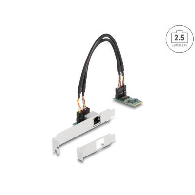 2. DeLOCK Konwerter M.2 z kluczem B+M 1 x RJ45 2,5 Gigabit LAN