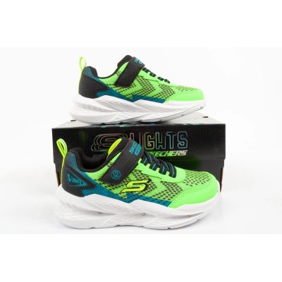 9. Skechers buty sportowe dziecięce Meteor-Lights LED dla chłopca na rzep