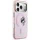 4. Etui Karl Lagerfeld IML Peekaboo MagSafe na iPhone 17 Pro - różowe
