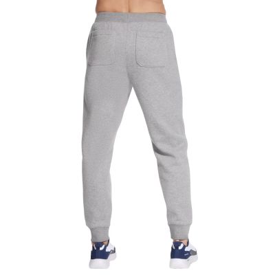 3. Skechers Max Soft Fleece Jogger PT289-LTGY Szare L