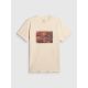 5. T-shirt regular z nadrukiem męski 4F 4FRSS26TTSHM4238-11S