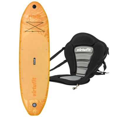 18. VIRTUFIT DESKA SUP CRUISER 305 Z SIEDZISKIEM I AKCESORIAMI POMARAŃCZOWY