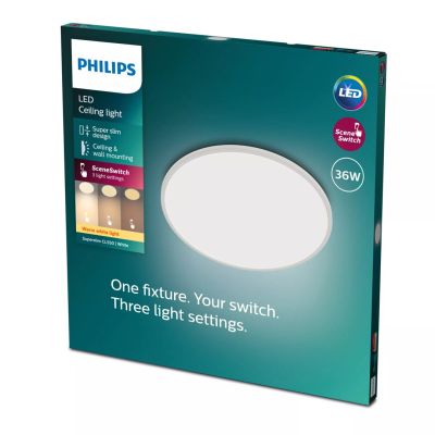 5. Philips Funkcjonalność Lampa sufitowa Superslim 36 W