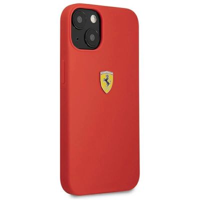 4. Etui Ferrari Silicone na iPhone 13 mini - czerwone