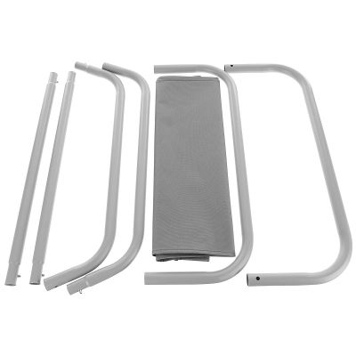 28. LEŻAK OGRODOWO PLAŻOWY SKŁADANY I TORBA SZARY ENERO CAMP