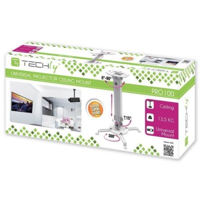 2. TECHLY UCHWYT SUFITOWY DO PROJEKTORA 38-58CM 13,5K