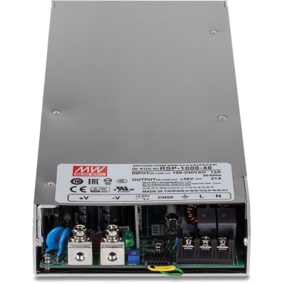 2. Zasilacz TRENDnet TI-RSP100048 do montażu w szafie serwerowej, AC 100-240 V, 1000 W, Aktywny PFC, 4U, 48,3 cm (19")