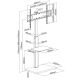 11. Uchwyt na stojak podłogowy Equip 37"-75"/1TFT 30kg